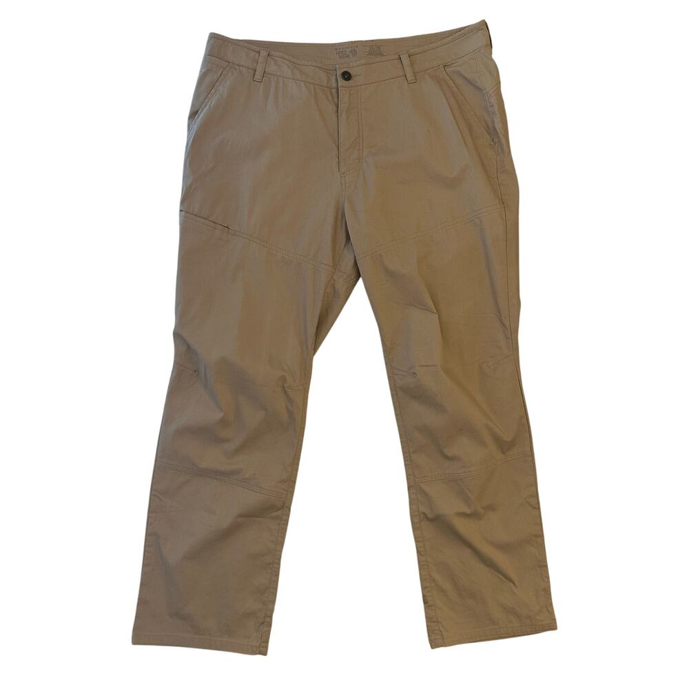 Mountain Hardwear Men's AP Pant Size 36x30 Khaki Slim Stretch Hiking Pant